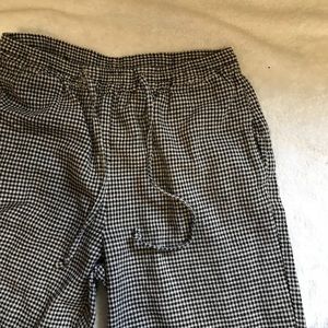Vintage gingham print pants